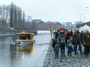 Olomouckou náplavku opět rozsvítí vánoční trhy. Nabídnou čerty, hanácké tradice i středověk